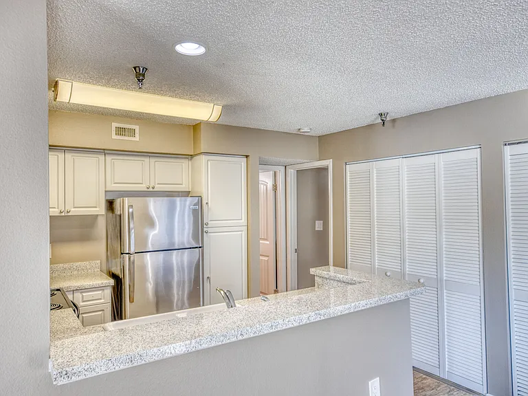 Vaulted ceilings in select apartments