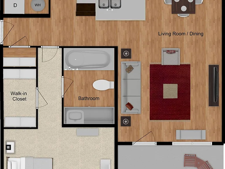 Beautiful One Bedroom
