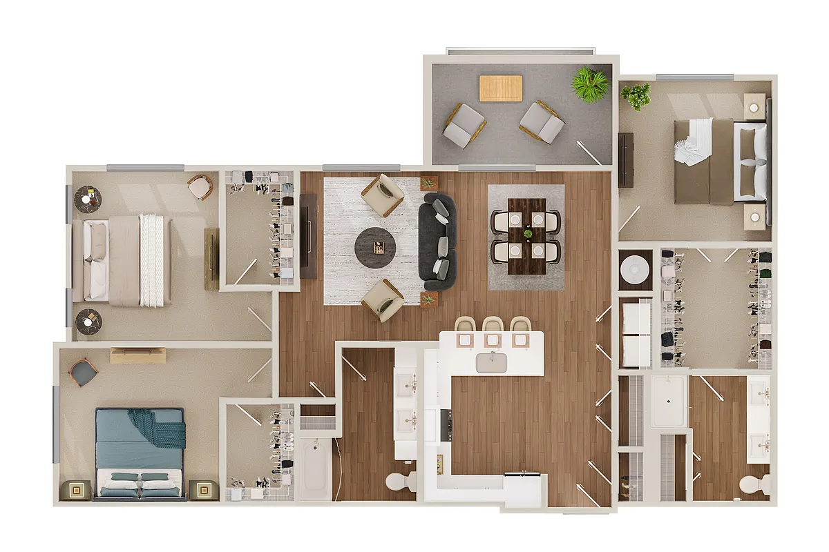 Floor plan 3AHC