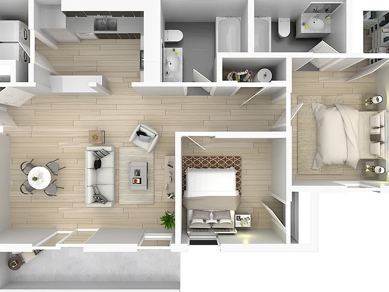 2 Bedroom 2 Bathroom 2 Bedroom 2 Bathroom