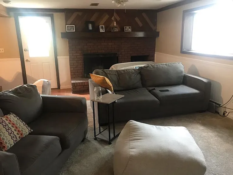 Basement living room