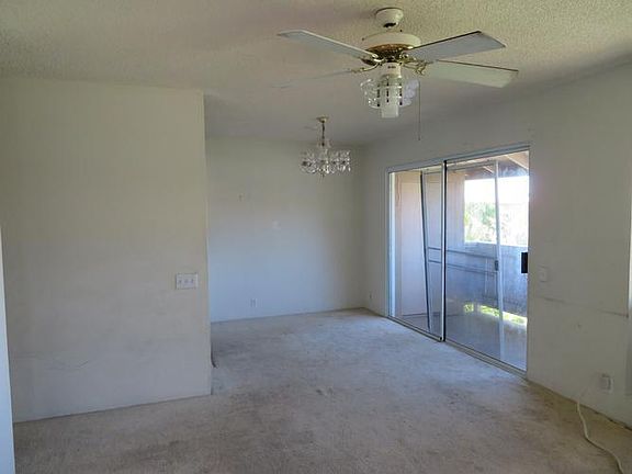 from the entry living and dining area