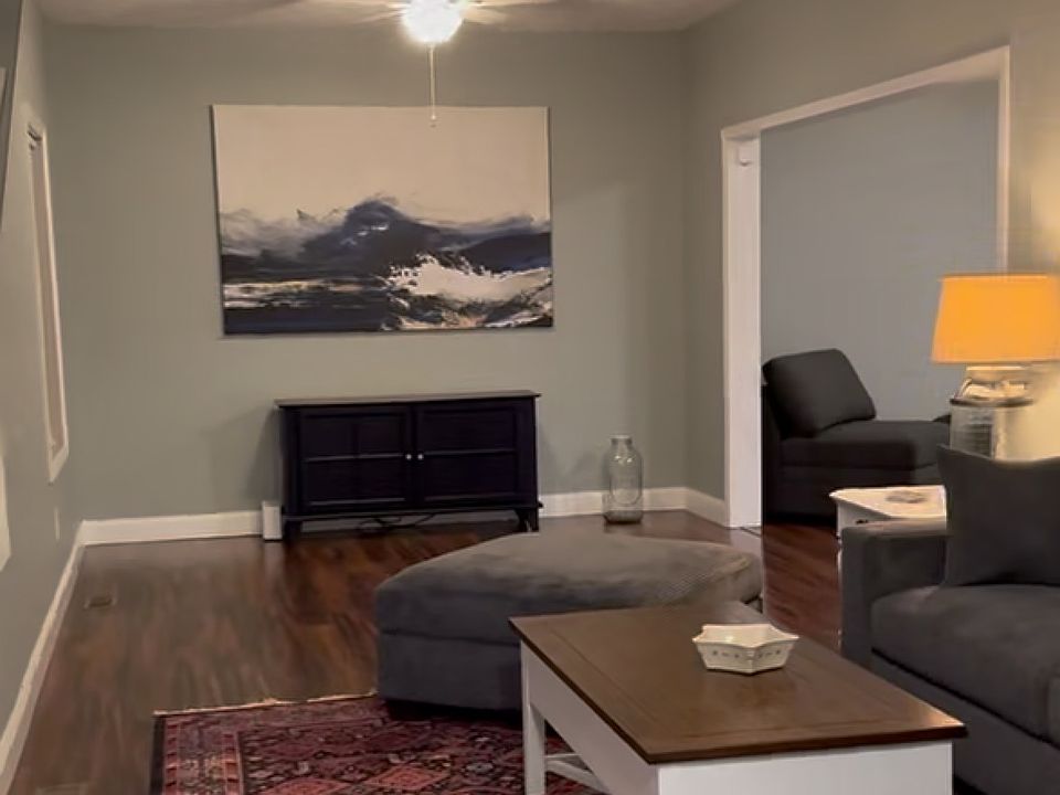 Living Room, to the left as you enter the front door