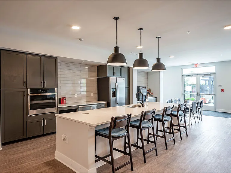 Modern Kitchen with Stainless Steel Appliances