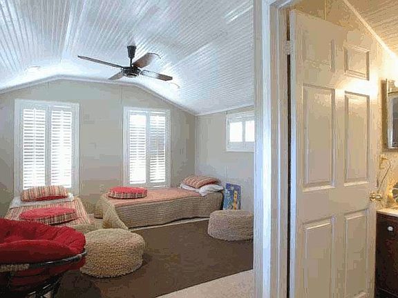 upstairs loft with bathroom