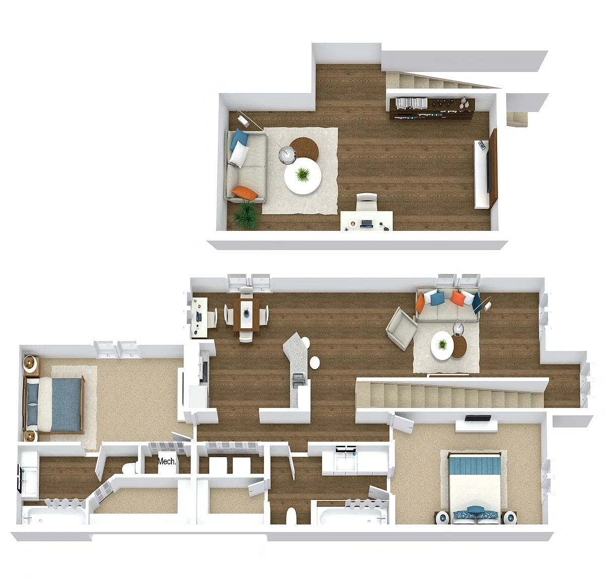 Floor plan Duval Key