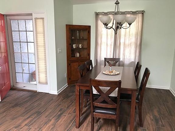 Dining area and front door