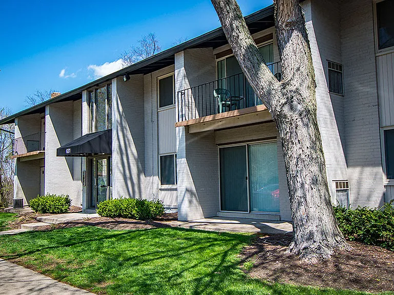 Crane Village Apartments Building Patios