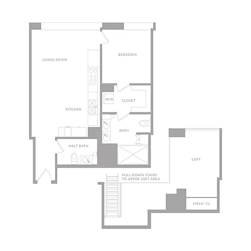 Floor plan Studio A