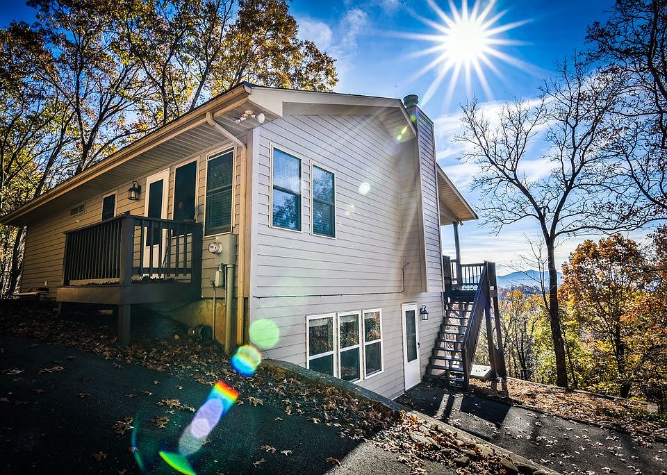 Exterior view - parking available on both levels.