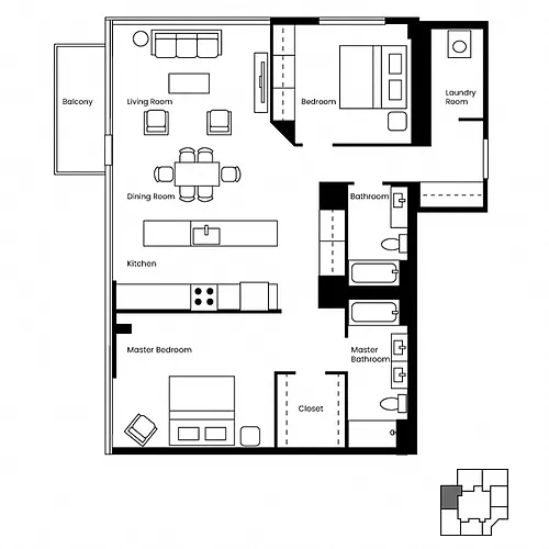 Floor plan 3701