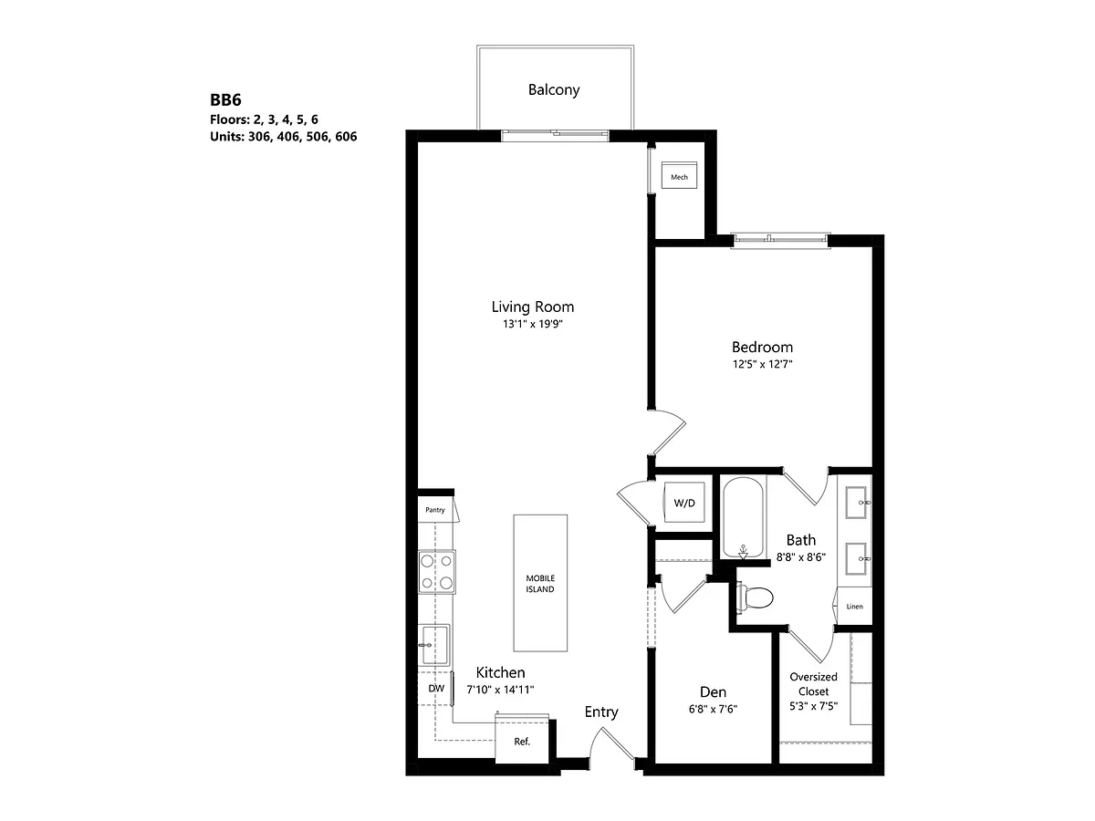 Floor plan BB6
