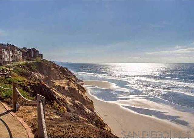 view from complex path to beach