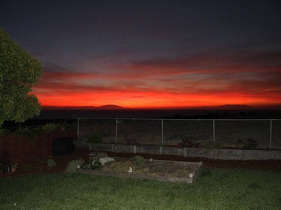 Sunset View Back Yard