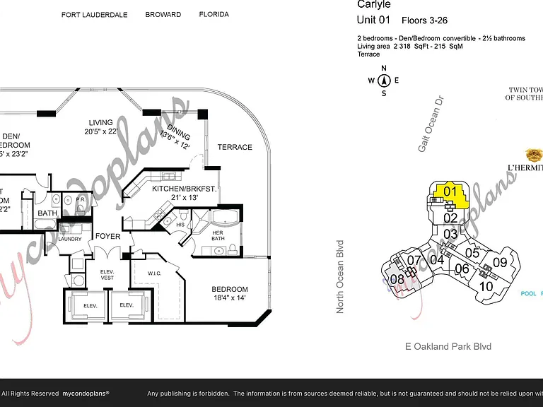 3100 N Ocean Dr #2201 — Photo 21