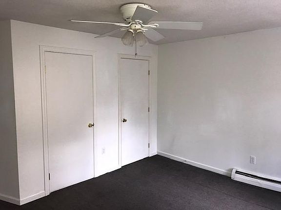 Large bedroom with 2 separate closets and w/w carpeting.