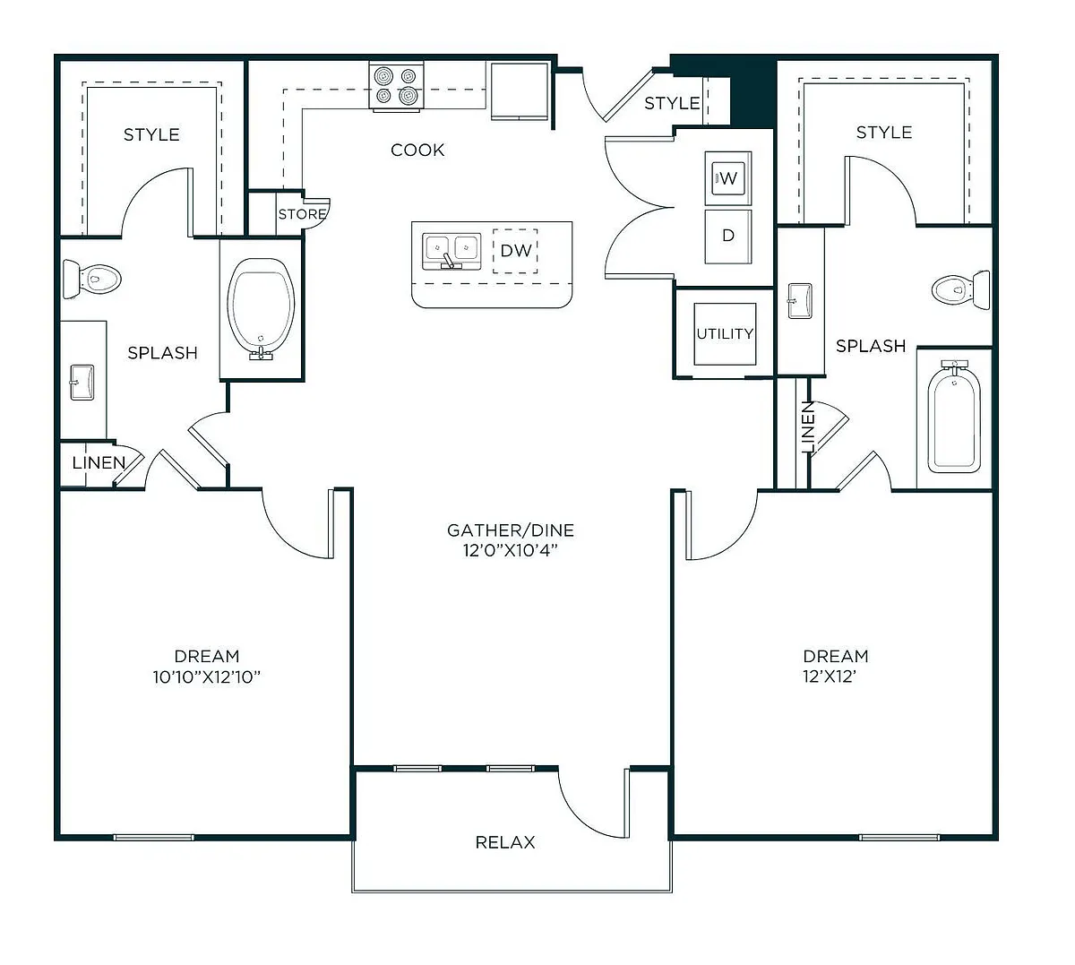 Floor plan B1