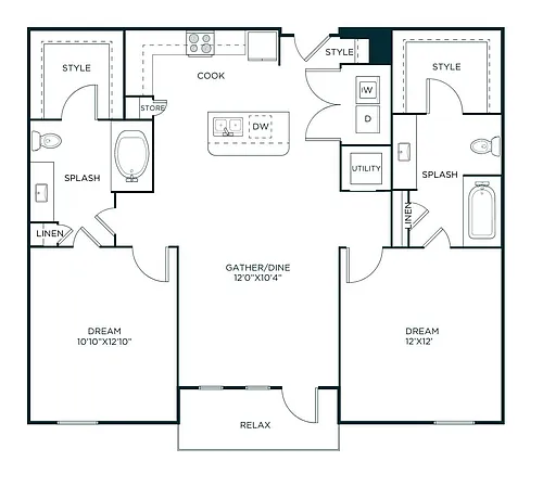 Floor plan B1