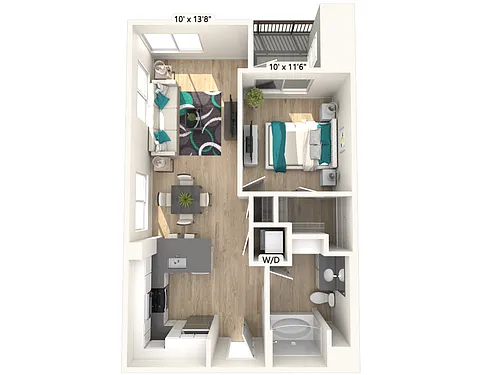 Floor plan A2 - Renovated Package I