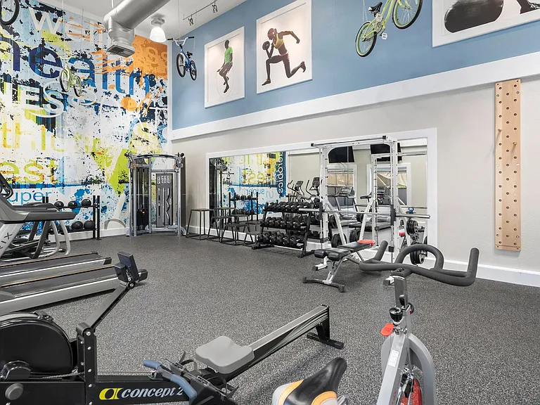 A variety of equipment will fit your workout goals.