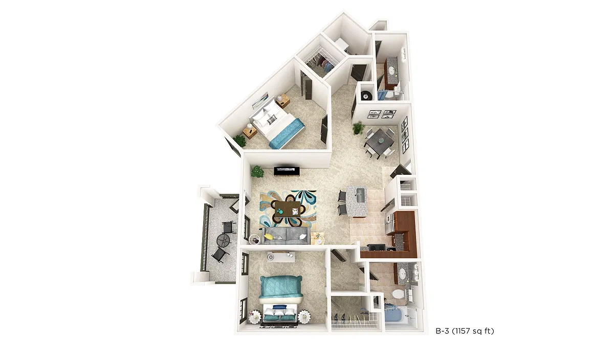 Floor plan B3