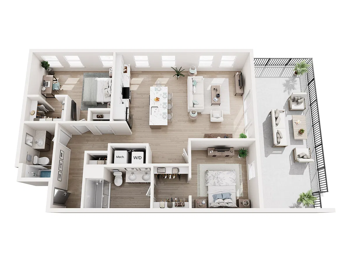 Floor plan 02J
