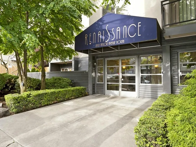Front Entrance to the Renaissance Condo Building