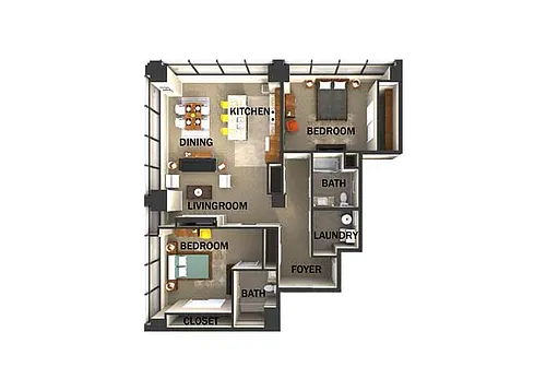 Floor plan Suite Style H