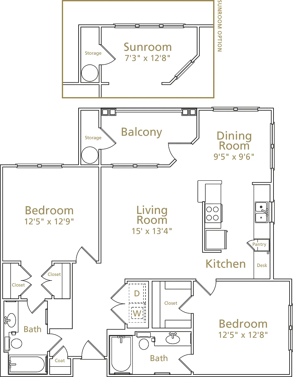 Floor plan Lynnhaven