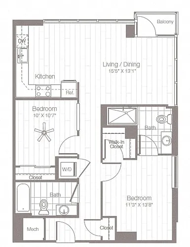 Floor plan B2