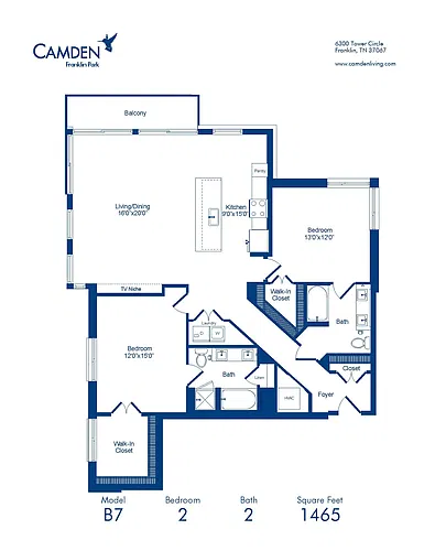 Floor plan B7