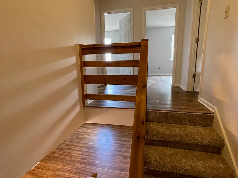Three Bedrooms upstairs and full bath