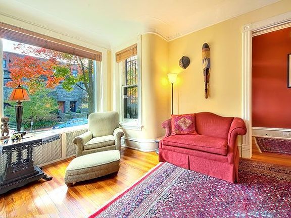 Front living room with huge bay window