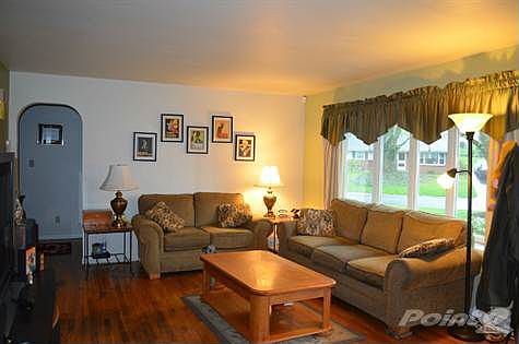Living room with large  window
