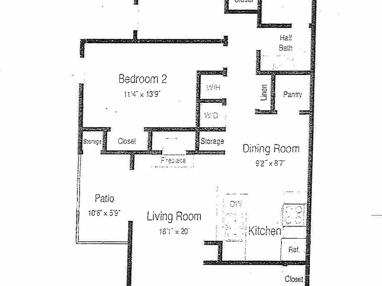 Azalea: Beds - 2: Baths - 1.5: SqFt Range - 894 to 894