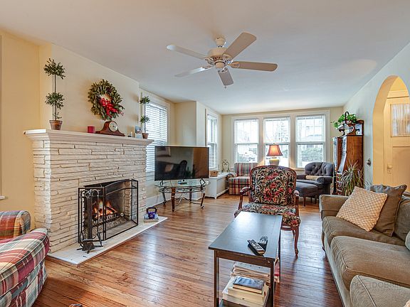 1st floor unit is warm and bright and has a lovely gas fireplace (Unit 1)
