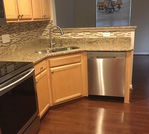 kitchen and dining area