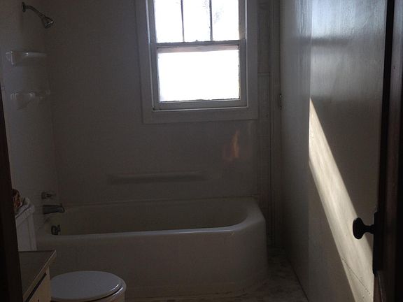 Bathroom, right side is huge wall closet