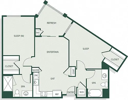 Floor plan 2B3