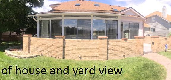 Back of house and yard