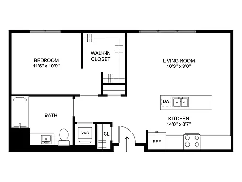 Floor plan Miller