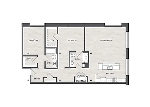 Floor plan 2J