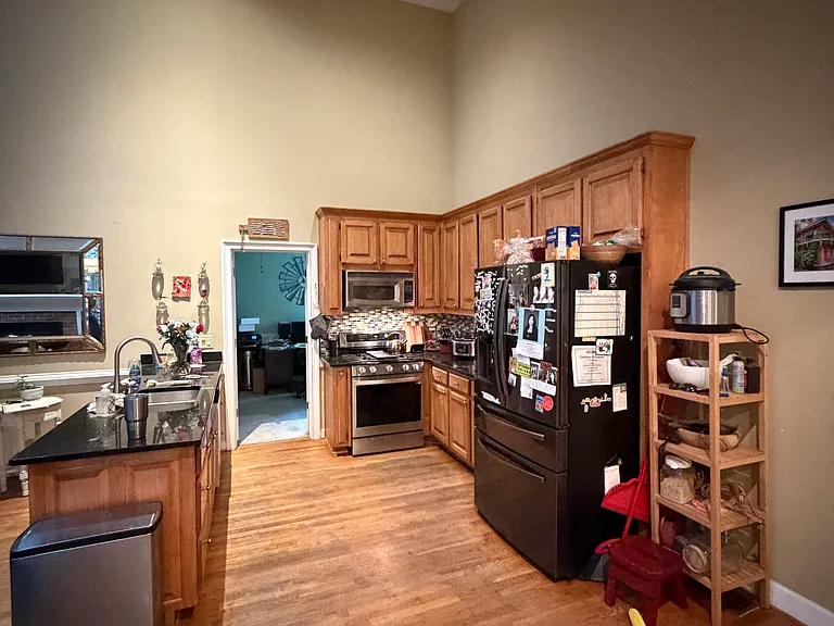 2 story kitchen view