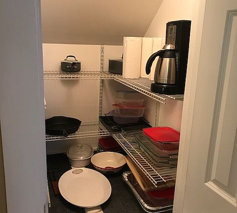 Extra pantry next to the kitchen!