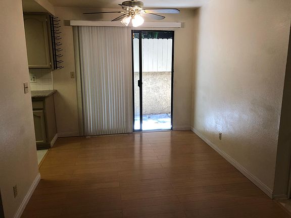 dining room with patio access