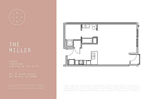 Floor plan Miller