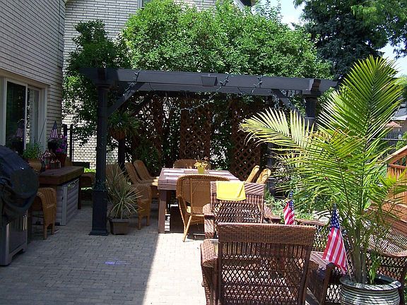 Backyard patio