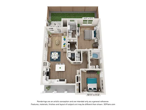 Floor plan The Brunswick