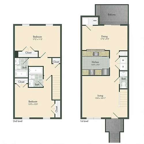 Floor plan Stephens - Townhome