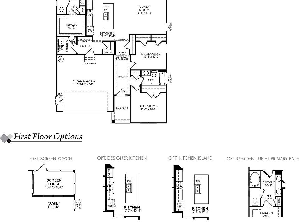 Fenwick Plan, True Cedar at Woodside Plantation, Aiken, SC 29803 Zillow